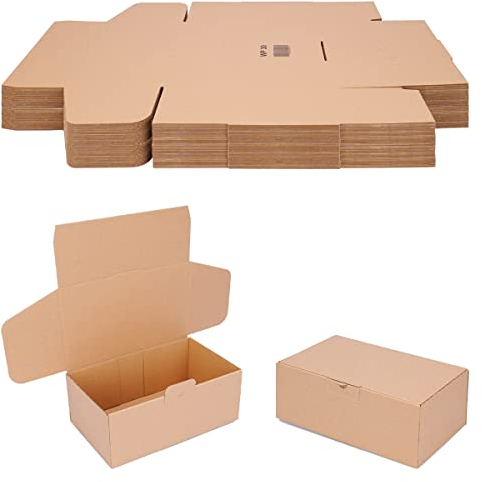 verpacking Faltschachteln 250 x 150 x 100 mm Braun (Außenmaß 258 x 158 x 105 mm) WP 30 Versandkarton DHL Karton Hermes DPD GLS Verpackung (50 Stück)