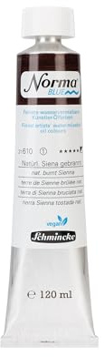 Schmincke NORMA Blue Natürl. Siena gebrannt 120 ml, 21 610 012