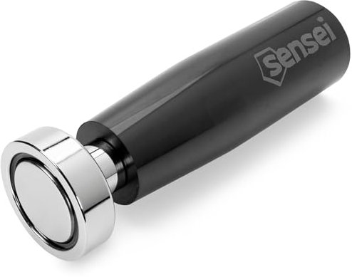 SENSEI® Imán de Neodimio Potente con Mango – Ø 25 mm, Fuerza de Atracción 25 kg – Para Taller, Levantamiento y Recolección de Partículas Metálicas
