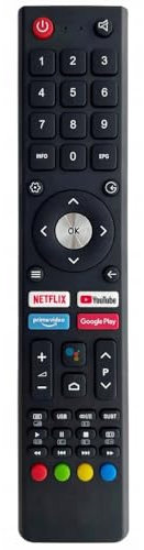 GCBLTV02ADBBT Fernbedienung für SABA Changhong ChiQ Smart TV, keine Konfiguration erforderlich