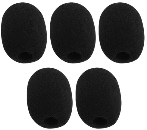 ECSiNG 5 Pezzi Di Copertura In Schiuma Per Filtro Anti-pop Per Microfono Per Cuffie Da Gioco 28x40mmx10mm Compatibile Con Astro A10 A20 A30 A40 A50