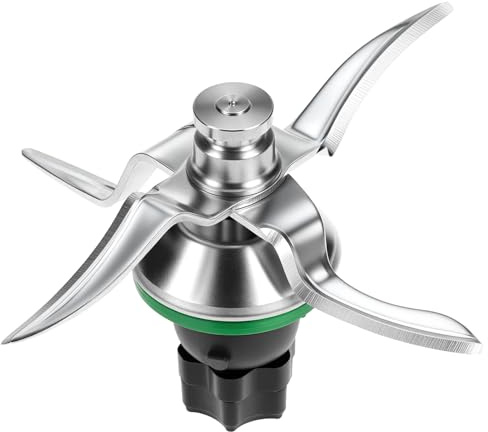QWORK® Accessorio per Robot da Cucina con Guarnizione, coltelli di Ricambio in Acciaio Inossidabile 304, Compatibile con Thermomix TM5/TM6