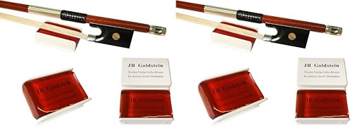 Kolophonium Bogenharz Geige Bratsche Cello Kontrabass „JR Goldstein 2 Stück – Profi & Anfänger (Packung mit 2)