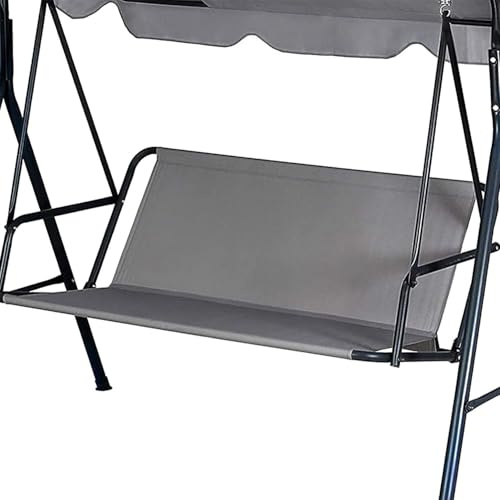 Baogu Hollywoodschaukel Sitzfläche Ersatz Ersatzteile Sitzbezug Schaukel Sitzbezug Stoff 600D Oxford Gewebe (85x48x48cm,Grau)