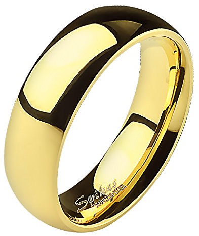 Mianova Band-Ring Edelstahl Partnerring für Damen oder Herren