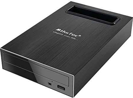MthsTec 4 in 1 External Blu-ray Drive, 16 x USB 3.0 and Type-C Powerful Desktop External Blu-ray Burner DVD Burner Optical Drive HDD Charger USB Case Hub for Mac/PC