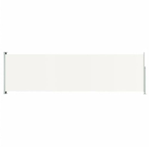 vidaXL Tenda da Sole Laterale Retrattile per Patio 180x600 cm Crema