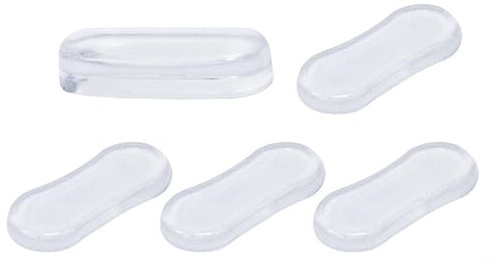 Kit di ricambio per sedile WC, 5 pezzi, paraurti per bidet con adesivo forte, paracolpi in gomma per famiglie, hotel, servizi igienici scolastici