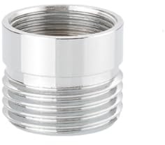 Wasserhahn-Adapter M16/M18/M20/M22/M24 Innengewinde auf 4 Punkte G1/2 Außengewinde (Grobgewinde) Wasserhahn-Konverter Wasserhahn-Luftsprudler-Adapter for Badezimmer-Küchenarmatur, 1 Stück(M18-4 Points