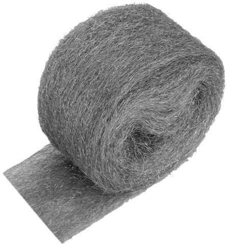 MKGAIN Stahlwolle 5PCS Stahl Wolle Stähle Draht Ball Baumwolle Polieren Stahl Draht Wolle Stähle Draht Ball Reinigung Baumwolle Edelstahl Polieren helle Stahldrahtwolle