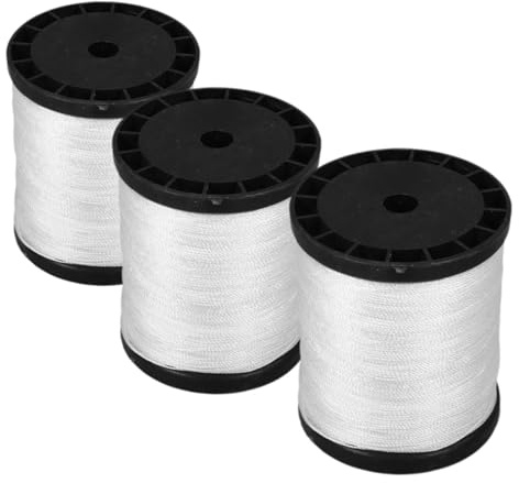 DOITOOL Masonry Nylon Twine String Lines for Construction Tough Twisted Nylon Building Cord for Outdoor Bricklaying for Masonry Projects 0.195kg Each