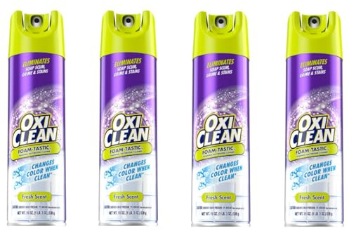 OxiClean Foam-Tastic Fresh Scent Bathroom Cleaner, 19 oz, 4 count