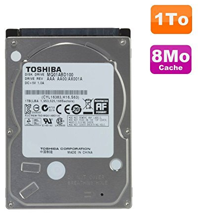 Toshiba Disque Dur 1To SATA 2.5 MQ01ABD100 Pc Portable 5400RPM 8Mo