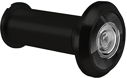 Nuk3y 220 Degree Wide Angle Heavy Duty Door Viewer (1 Pack, Black)