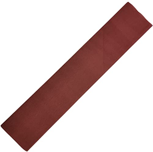 BCreativetolearn Stora bruna Crepe-pappersark, alternativ till silkespapper, ljusa färger för hantverk pappersstreamers, pappersblommor och inslagning 50 cm x 300 cm pappersrulle.