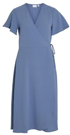 VILOVIE S/S WRAP MIDI Dress - NOOS