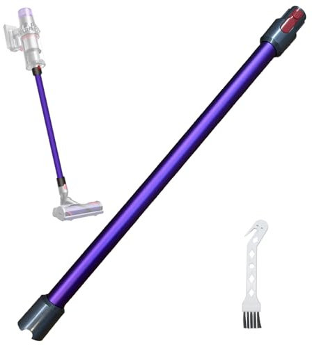 Quick Release Extension Wand Compatible for Dyson V15 V11 V10 V8 V7 Stick Vacuum Cleaners, Vacuum Cleaner Replacement Rod Vacuums Attachment Extension Tube 74cm (Purple)