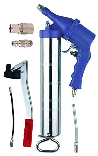Pompe de graisse pneumatique + manuelle, pistolet de graissage 400 cc pour atelier, voiture, bricolage