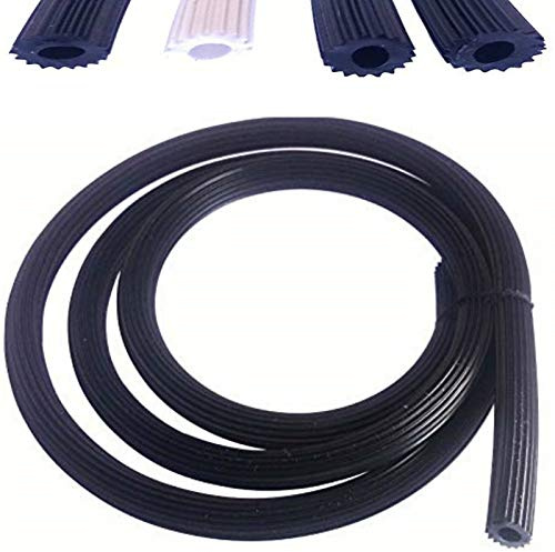 0,80€/m Meterware Gummischnur 5,5mm für Fliegengitter Insektenschutz in schwarz aus Kunststoff PVC rund für Spannrahmen als Kederband Kedergummi Kederschnur Schnur Ersatzteil Zubehör (25m-S-5,5)