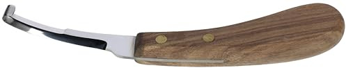 Kerbl 16160 Hufmesser Klauenmesser, Doppelt, Klinge rostfreier Stahl, Länge 21cm