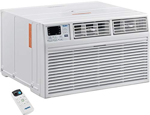 Global Industrial 10,000 BTU Through The Wall Air Conditioner, Cool with Heat, 208/230V