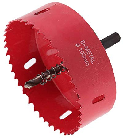 Metall Lochsäge M42 HSS Bohrkrone Dosenbohrer für Holz, Kunststoff, Aluminium 100mm