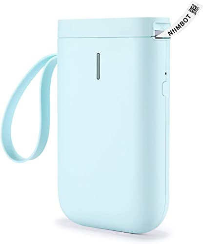 NIIMBOT D11 Etikettendrucker Tragbarer Aufkleberdrucker, Wireless-Technologie und 1 Rolle Starter-Etikettenpapier für Heim- und Büroorganisation (Grün)