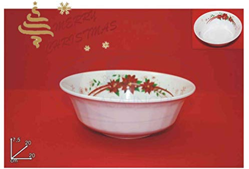 Dos Esse Christmas S.r.l. Ensaladera de melamina, 20 x 7,5 cm de altura