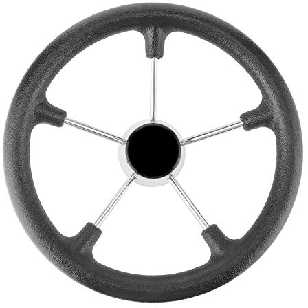 15,5 Zoll Bootslenkrad 304 Edelstahl mit PU-Schaum-Marine-Hardware-Zubehör 15,5 Zoll Bootslenkrad 304 Edelstahl mit PU-Schaum-Marine-Hardware-Zubehör