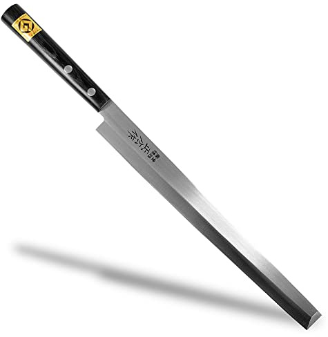 Seki Japan Masahiro Japanese Professional Sushi Sashimi Knife, 9.4 inch, Japanese Stainless Steel with Wood Handle