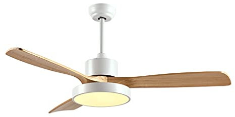 Ventilatore da Soffitto Ventilatore a soffitto in legno massello conciso da 42 pollici con luce 6 velocità, ventilatori a soffitto reversibile con remoto per soggiorno camera da letto con Luce Lampada