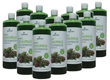 Schaumbad Duftschaumbad LATSCHENKIEFER - 1 Liter Konzentrat (12 Flaschen)