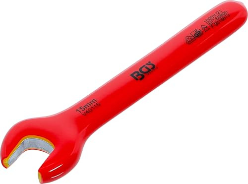 BGS 71065 | VDE-Einmaulschlüssel | SW 15 mm