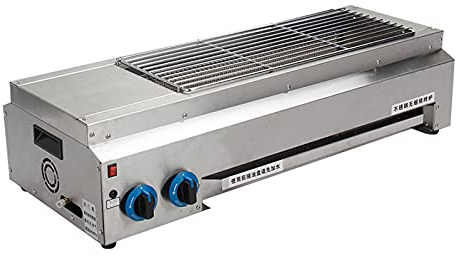 Parrilla Ecológica Sin Humo, Parrilla De Barbacoa De Gas, Horno Eléctrico De Gas Comercial De Acero Inoxidable,B