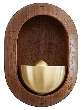 WOFDALY Windspiel Holz Klangspiel,Ladenbesitzer Glocke Für Türöffnung Magnetische Holztürklingel Windspiel Für Kühlschrank, Für Heimdekoration Drinnen Draußen Balkon Garten,A