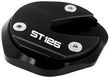 Motorrad Fußhalterung Ständerpolster CNC Motorrad Ständer Fuß Seite Stehen Vergrößern Pad Unterstützung Platte Für ho&nda DAX 125 ST 125 2022-2023