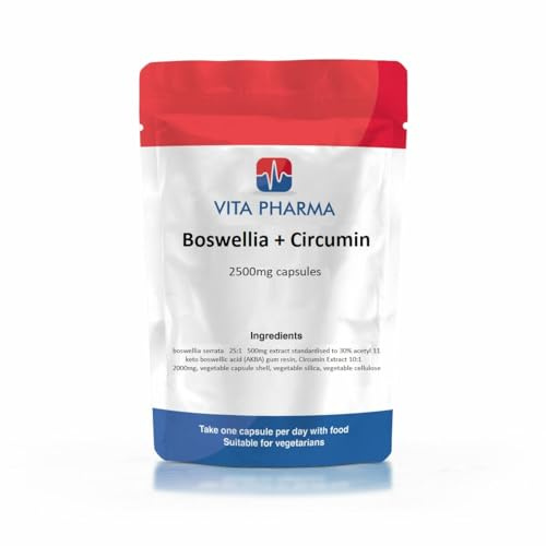 VITA PHARMA Boswellia + Circumin 2500mg 60 Capsules