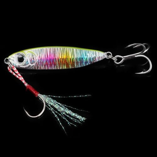 10/15/20/30g Jig brillait Dur appât pêche Plume métal Jigger leurre Accessoires coloré manivelle vairon coulant Filature appâts(E2,20g)