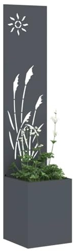 vidaXL Garten Sichtschutz-Leinwand Anthrazit 32 x 32 x 150 cm