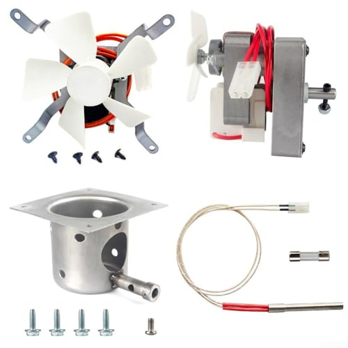 Ersatzteil-Set für Traeger Holzpellet-Grills mit Schlangenmotor, Induktionsventilator, Feuerbrenntopf, Hot Rod-Zünder, stabiler Betrieb und Wärmeverteilung