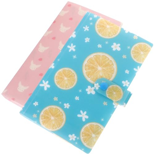 ULTECHNOVO Organisateur de Rangement en Plastique 120 Emplacements 2 Pièces Album Pratique pour Afficher et Conserver Stickers pour Autocollants à pour Nail Art
