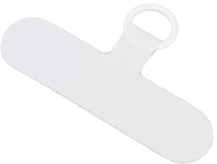 Stylebest Universellt Bärsnodd för Mobiltelefoner för Utomhusaktiviteter, Slitstark Hängande Sladdflik i Nylon med ögla, Lätt 2,4 Tum, 1 Enhet (vit)