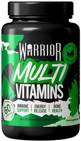 Warrior Multivitamin Tablets for Women & Men 60 Day Daily Supplement