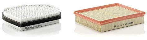 Original MANN-FILTER Innenraumfilter CUK 2897 – Pollenfilter mit Aktivkohle – Für PKW & Luftfilter C 24 106 – Für PKW