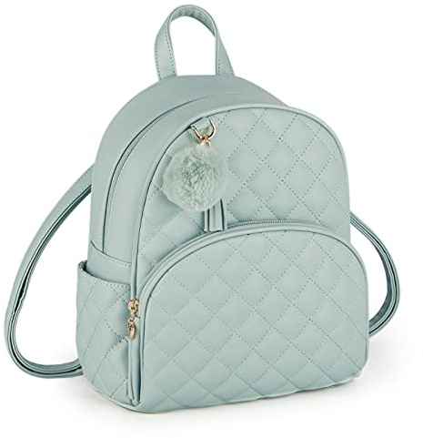 ECOSUSI Kleiner Rucksack Damen Elegant Rucksäcke Kleine | Pu Leder, Weichem Innenfutter, Verstellbarer Schultergurt, Rucksack Damen Klein, für Tägliche Leben, Arbeit Kurztrips