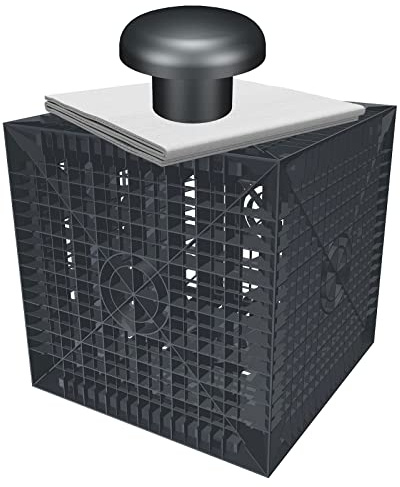 GreenLife Sickerbox Sickerwürfel Set 205 Liter inkl. 4 m² Geotextil Vlies und Entlüfter (Notüberlauf) für Regenwasser Versickerung - Rigole BZW. Sickerspeicher für den Garten
