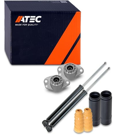 ATEC Germany 2x Gasdruck Stoßdämpfer Hinten Federbein Zweirohr inkl. | Kompatibel mit: SKODA OCTAVIA I Combi, VW BORA Variant, GOLF IV Variant