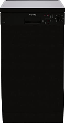 Electra C1745BE Slimline Dishwasher - Black - E Rated