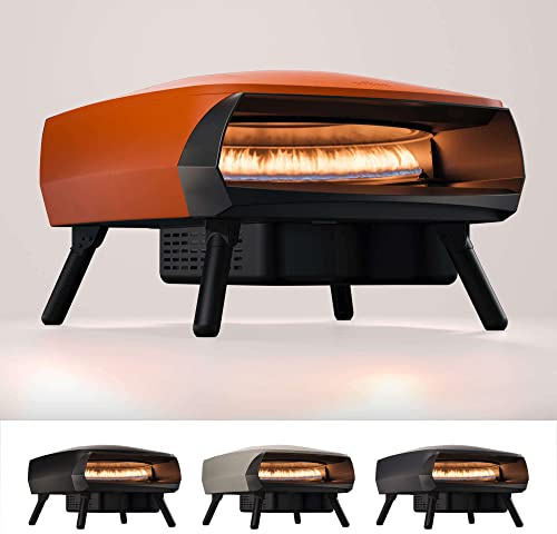 Witt ETNA Fermo Award Winning Pizza Oven - Traditional Pizza Baking - Rapid 500°C Heating, 40.5cm Capacity, 60-Second Cooking, Even Heat Distribution - Orange