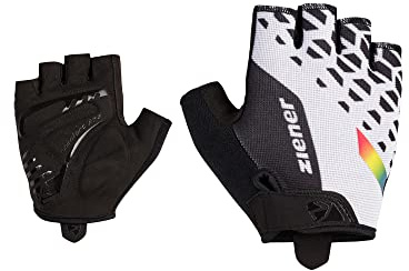 Ziener Herren CORAY Fahrrad/Mountainbike/Radsport-Handschuhe | Kurzfinger - atmungsaktiv,dämpfend, White, 7